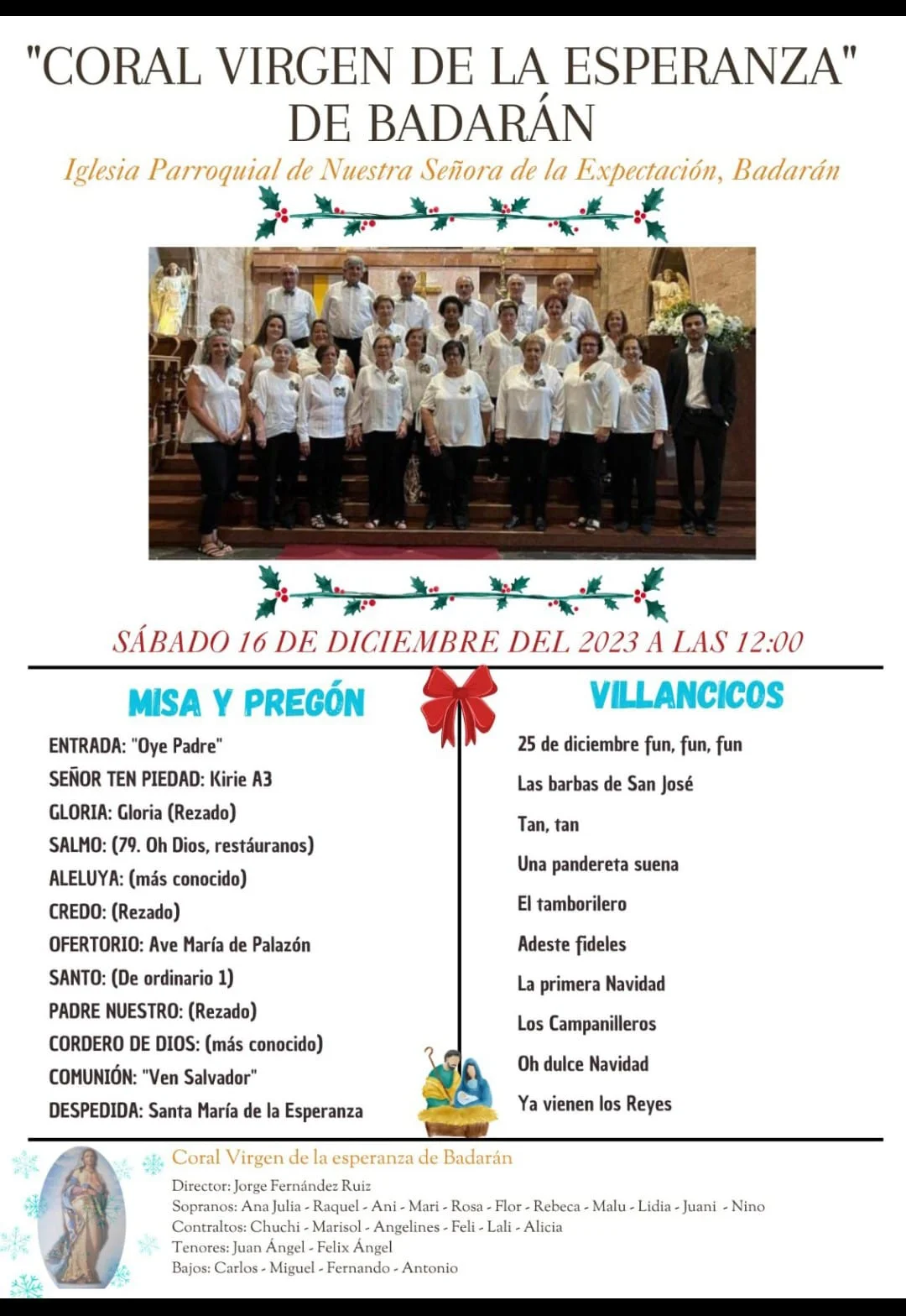 Celebración de la Virgen de la Expectación o Esperanza